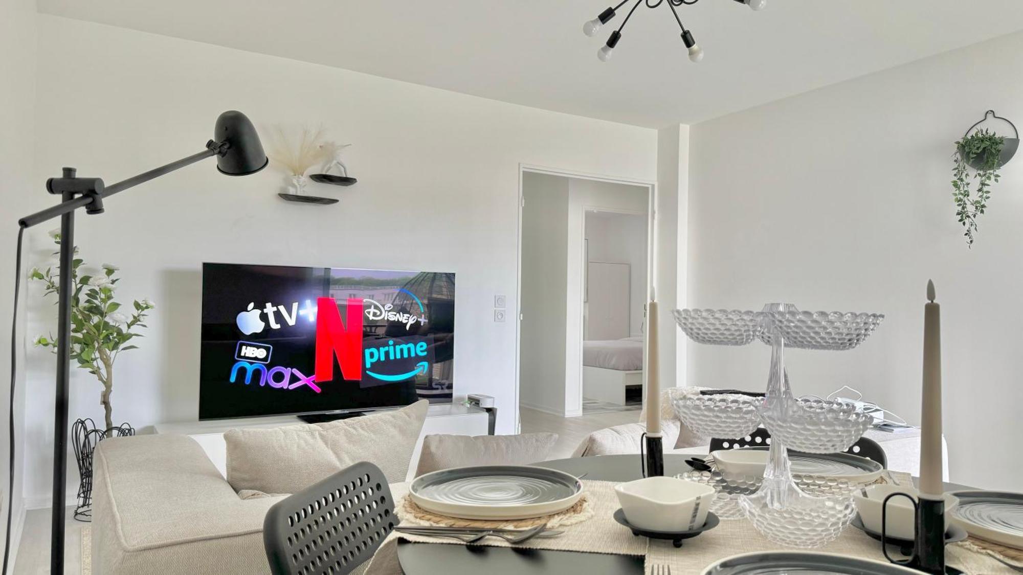 Chic Et Cosy Appartement Epure - T3 Courcouronnes Eksteriør bilde